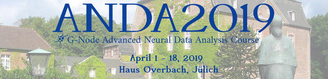 G-Node Advanced Neural Data Analysis Course 2019